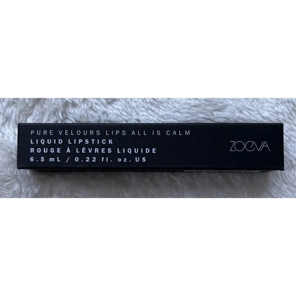 NIB ZOEVA Pure Velours Lip Liquid Lipstick in All Is Calm